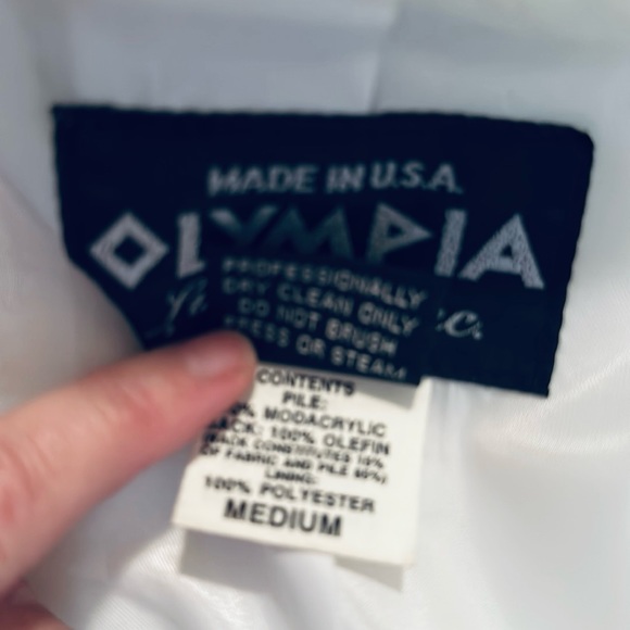 π€β€οΈ GORGEOUS 3/4 LENGTH WHITE LINED SOFT FUR COAT SIZE MEDIUM π€β€οΈ - Picture 6 of 15